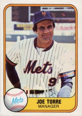 1981 Fleer Joe Torre #325 Baseball Card