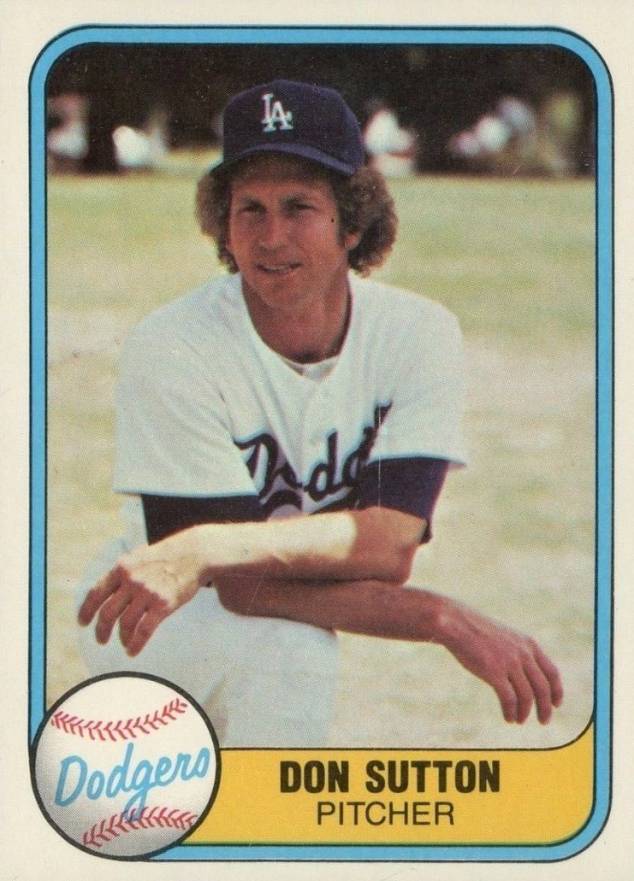 1981 Fleer Don Sutton #112 Baseball Card