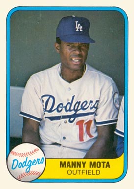 1981 Fleer Manny Mota #141 Baseball Card