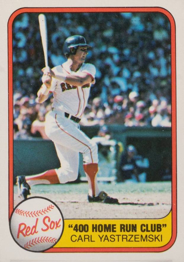 1981 Fleer Carl Yastrzemski #638 Baseball Card