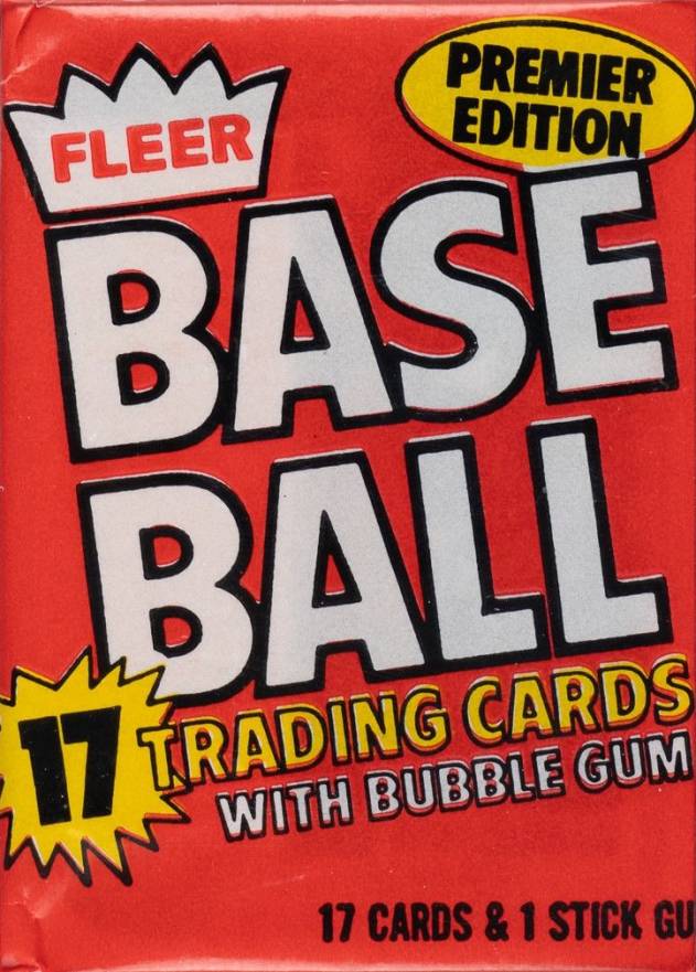 1981 Fleer Wax Pack #WP Baseball Card