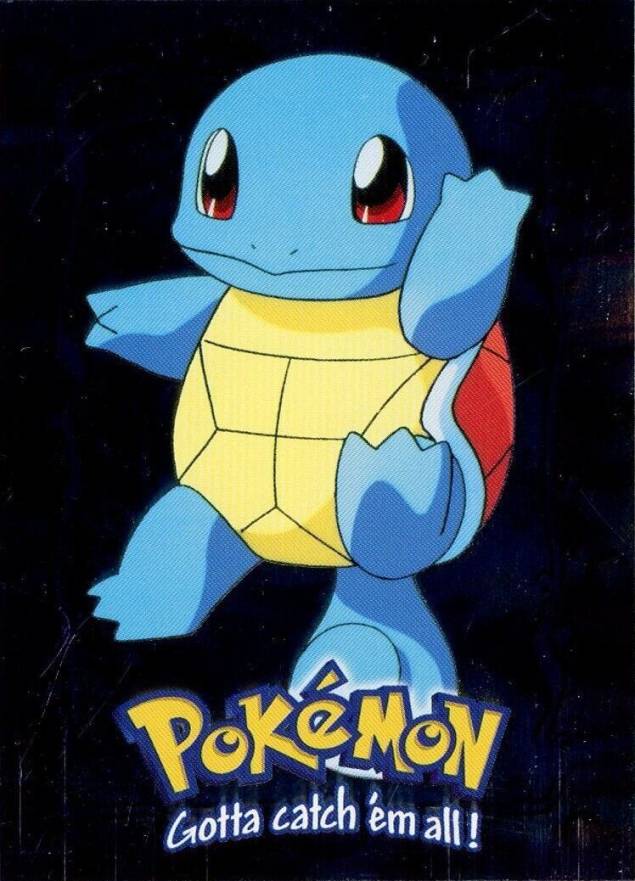 1999 Topps Pokemon the Movie Edition Squirtle #7 #E7 TCG Card