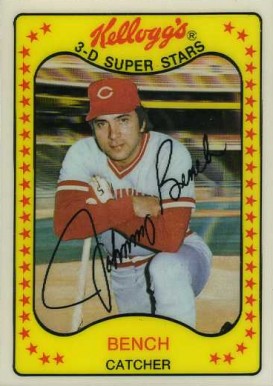 1981 Kellogg's Johnny Bench #65 Baseball Card