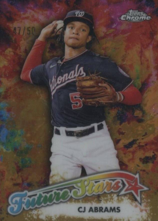 2023 Topps Chrome Future Stars CJ Abrams #FS8 Baseball Card