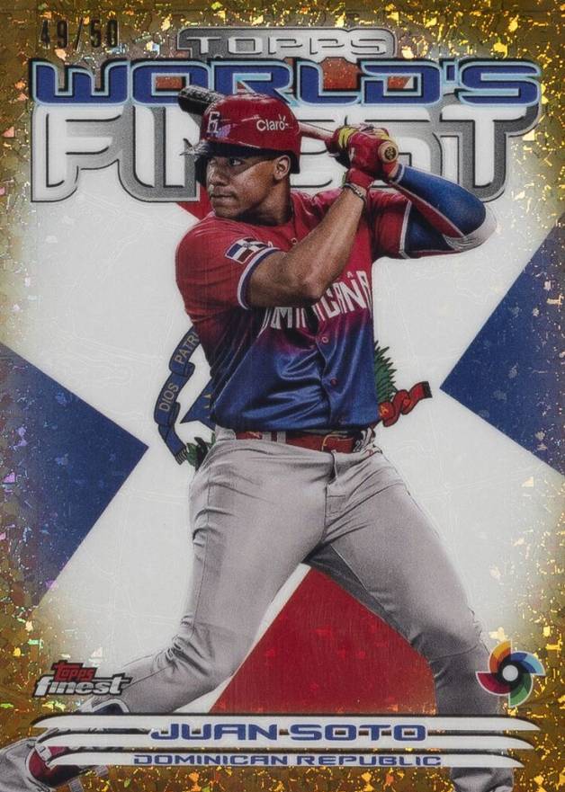 2023 2000 Topps Finest World's Finest Juan Soto #11 Baseball Card