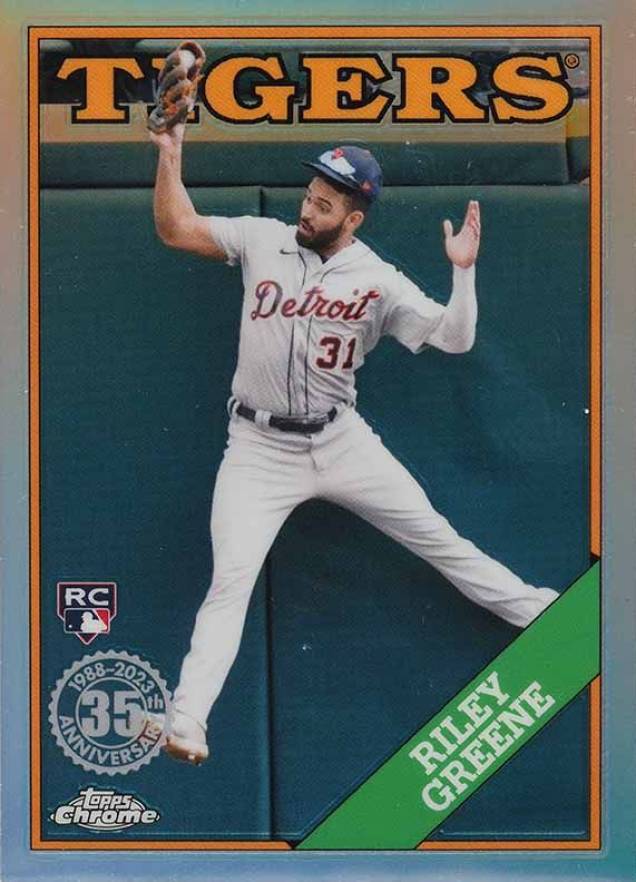 2023 Topps Chrome 1988 Topps Baseball Riley Greene #88BC5 Baseball Card