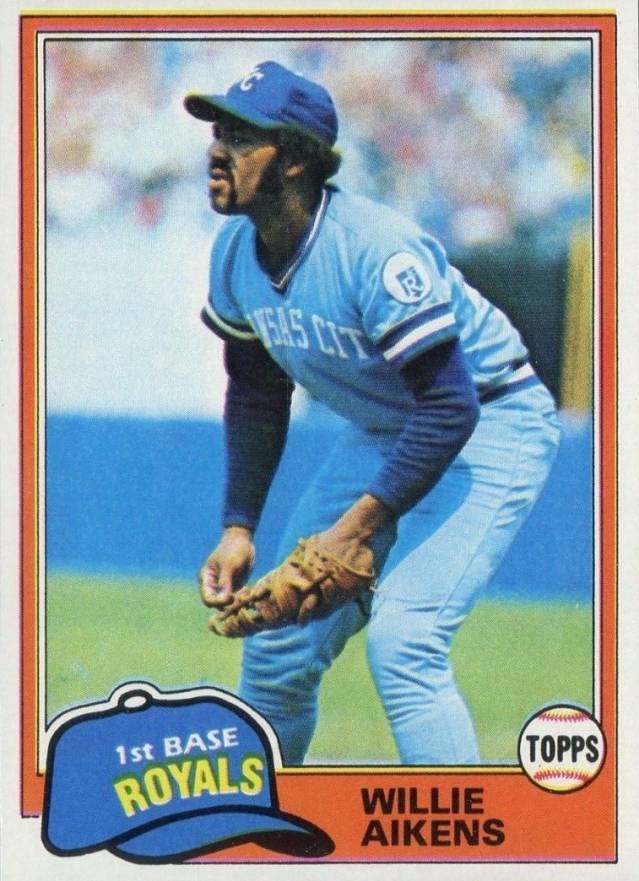 1981 Topps Willie Aikens #524 Baseball Card