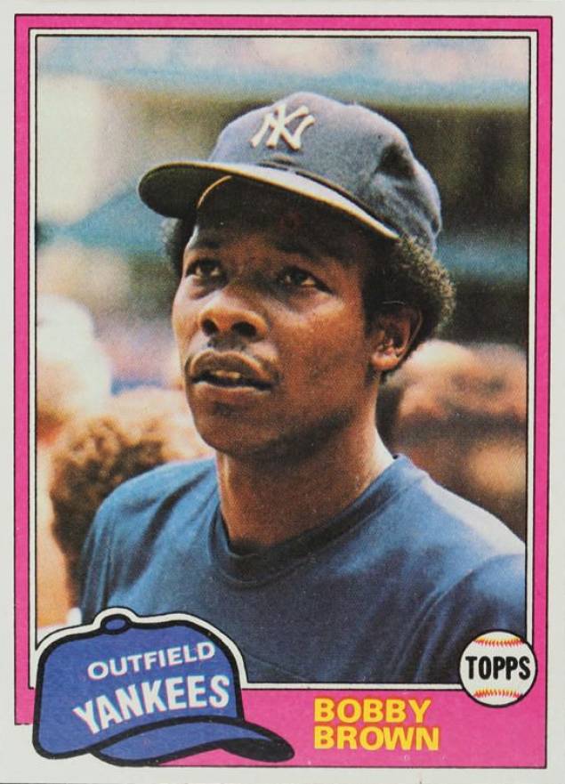 1981 Topps Bobby Brown #418 Baseball Card