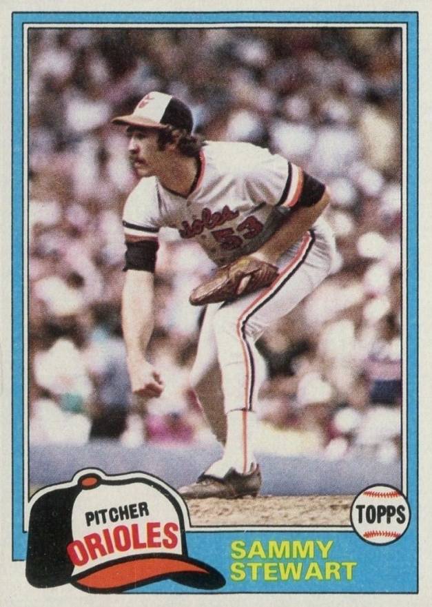 1981 Topps Sammy Stewart #262 Baseball Card