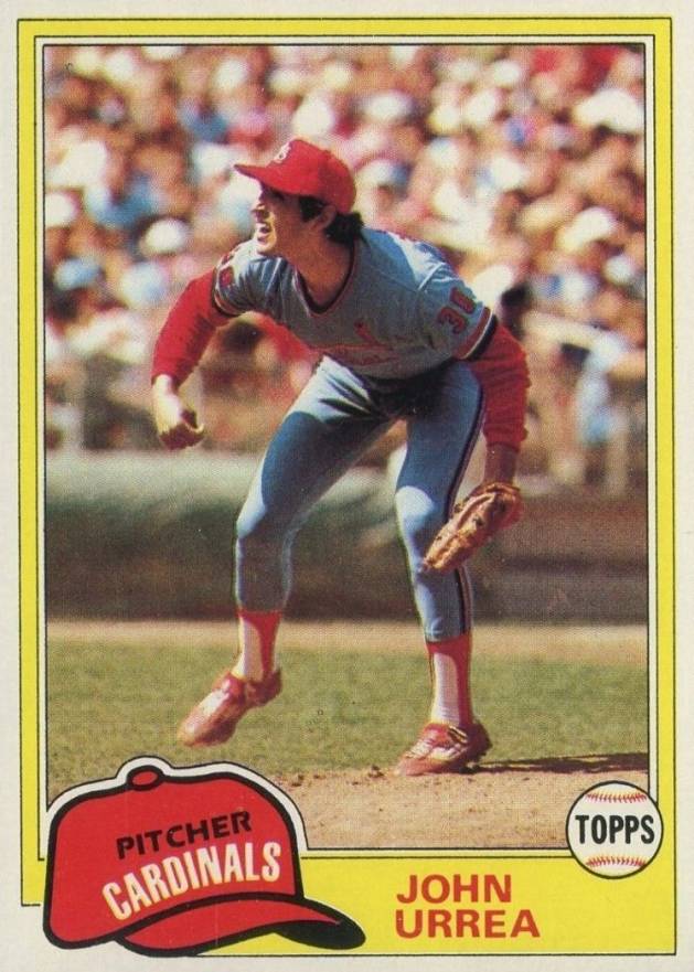 1981 Topps John Urrea #152 Baseball Card