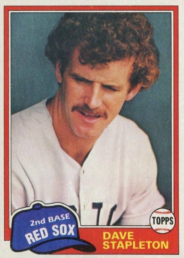 1981 Topps Dave Stapleton #81 Baseball Card