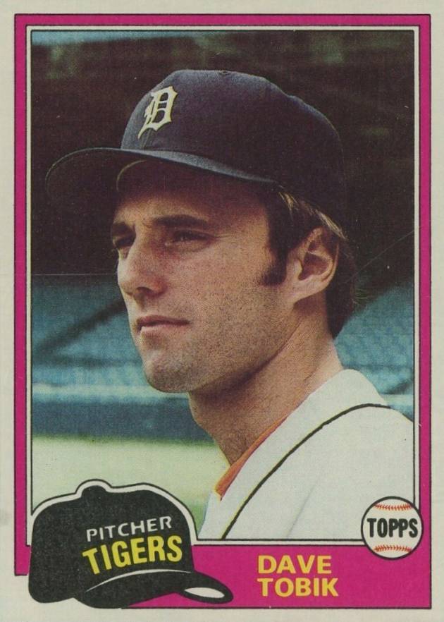 1981 Topps Dave Tobik #102 Baseball Card