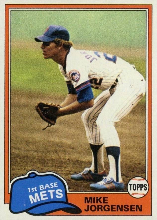 1981 Topps Mike Jorgensen #698 Baseball Card