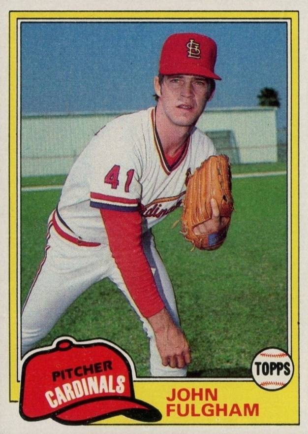 1981 Topps John Fulgham #523 Baseball Card