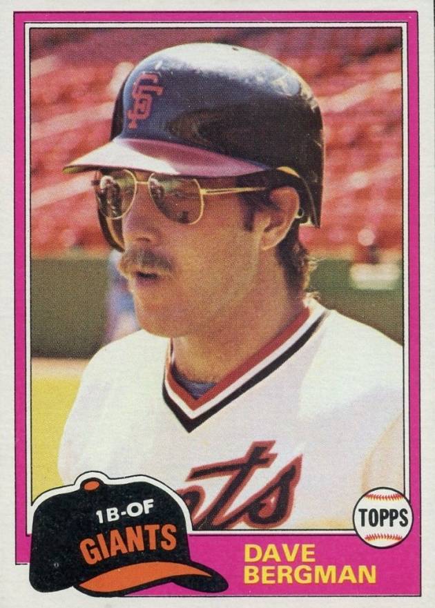 1981 Topps Dave Bergman #734 Baseball Card