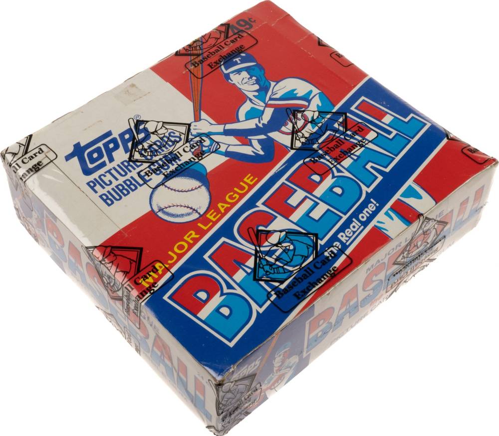 1981 Topps Cello Pack Box #CPB Baseball Card