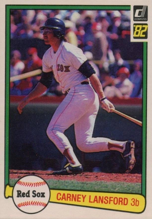 1982 Donruss Carney Lansford #82 Baseball Card