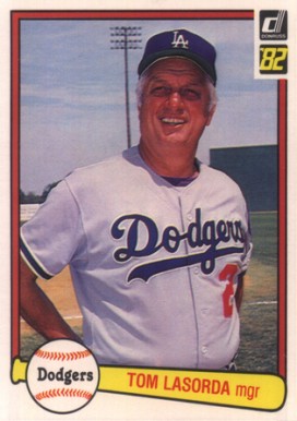 1982 Donruss Tommy Lasorda #110 Baseball Card