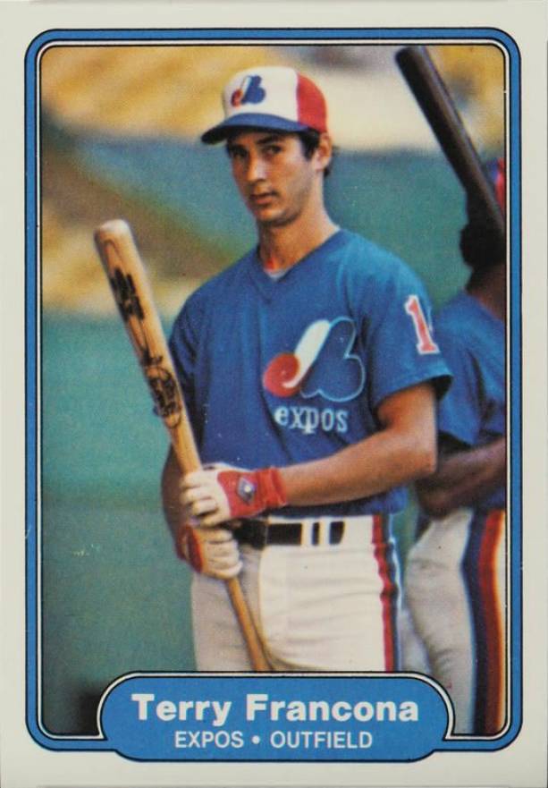 1982 Fleer Terry Francona #188 Baseball Card