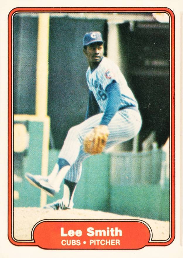 1982 Fleer Lee Smith #603 Baseball Card