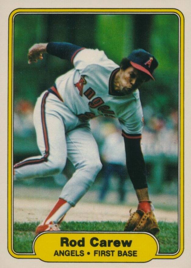 1982 Fleer Rod Carew #455 Baseball Card