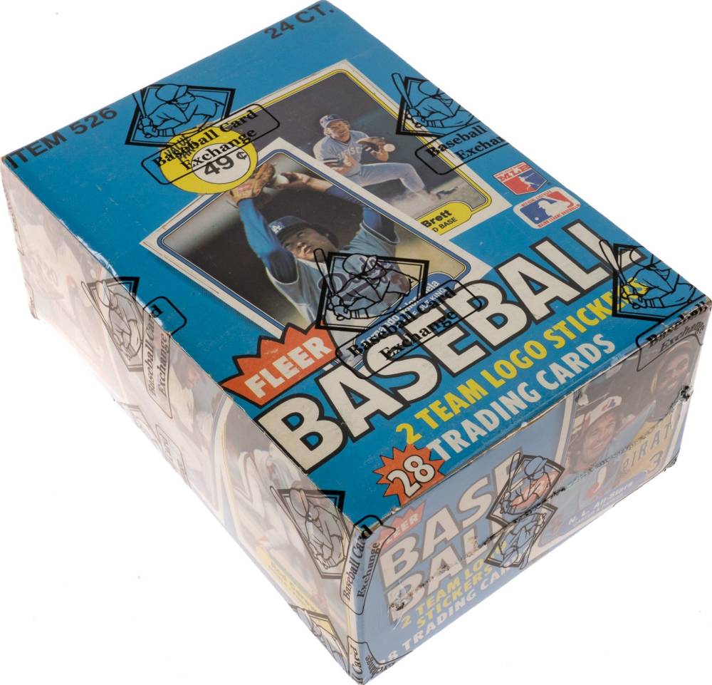 1982 Fleer Cello Pack Box #CPB Baseball Card