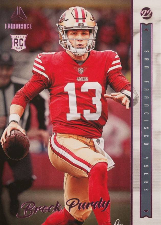 2022 Panini Chronicles Luminance Update Rookies Brock Purdy #213 Football Card