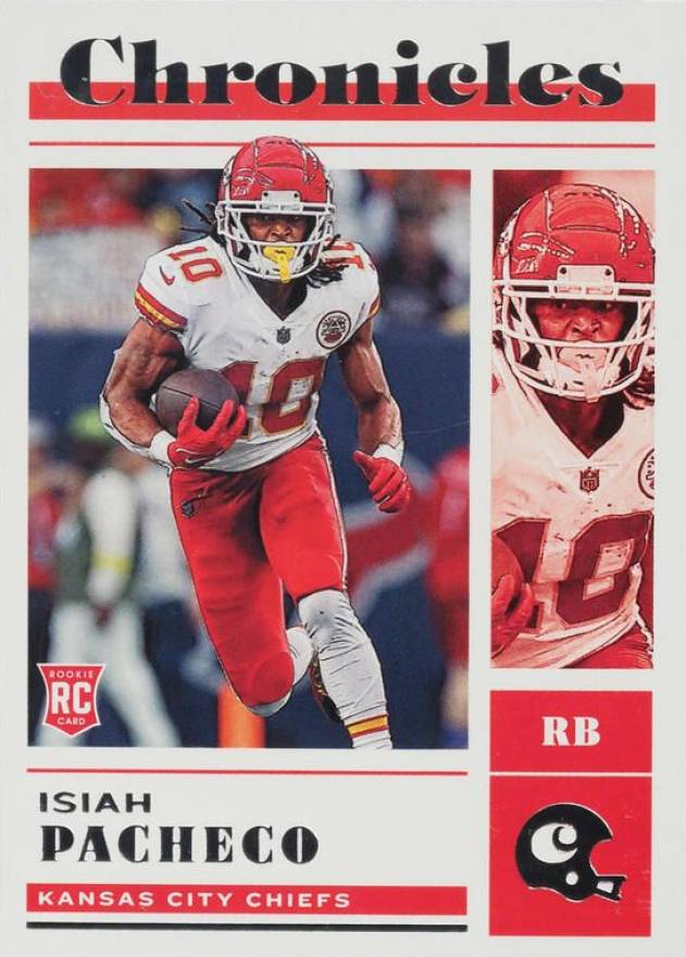 2022 Panini Chronicles Isiah Pacheco #36 Football Card