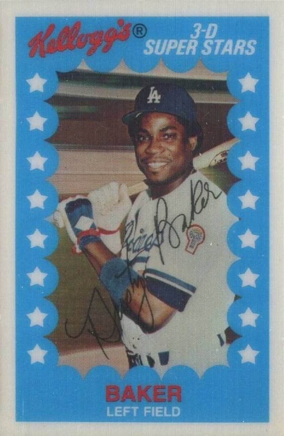 1982 Kellogg's Dusty Baker #50 Baseball Card