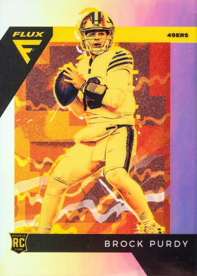 2022 Panini Chronicles Flux Rookies Brock Purdy #FX2 Football Card