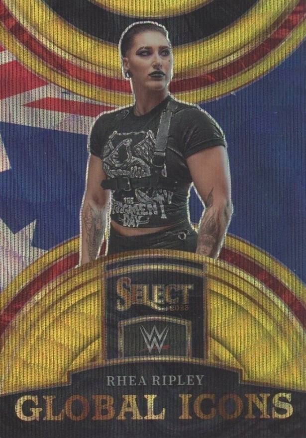 2023 Panini Select WWE Global Icons Rhea Ripley #18 Other Sports Card