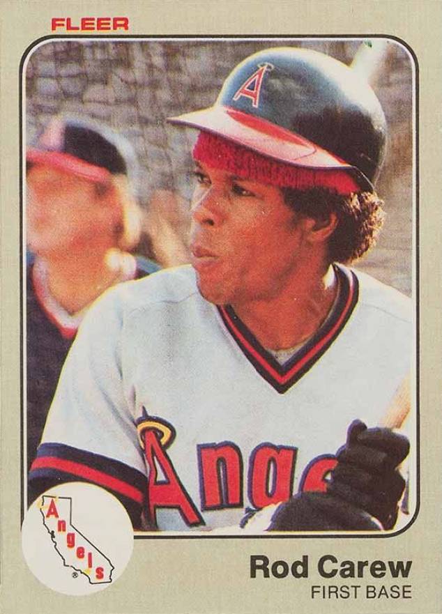 1983 Fleer Rod Carew #81 Baseball Card