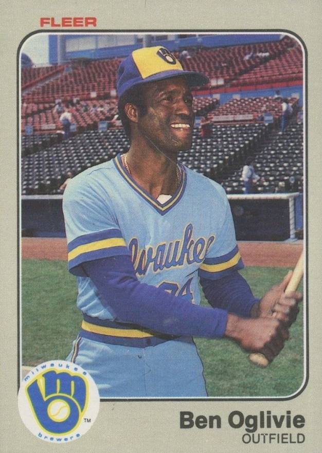 1983 Fleer Ben Oglivie #43 Baseball Card