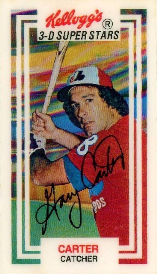 1983 Kellogg's Gary Carter #55 Baseball Card