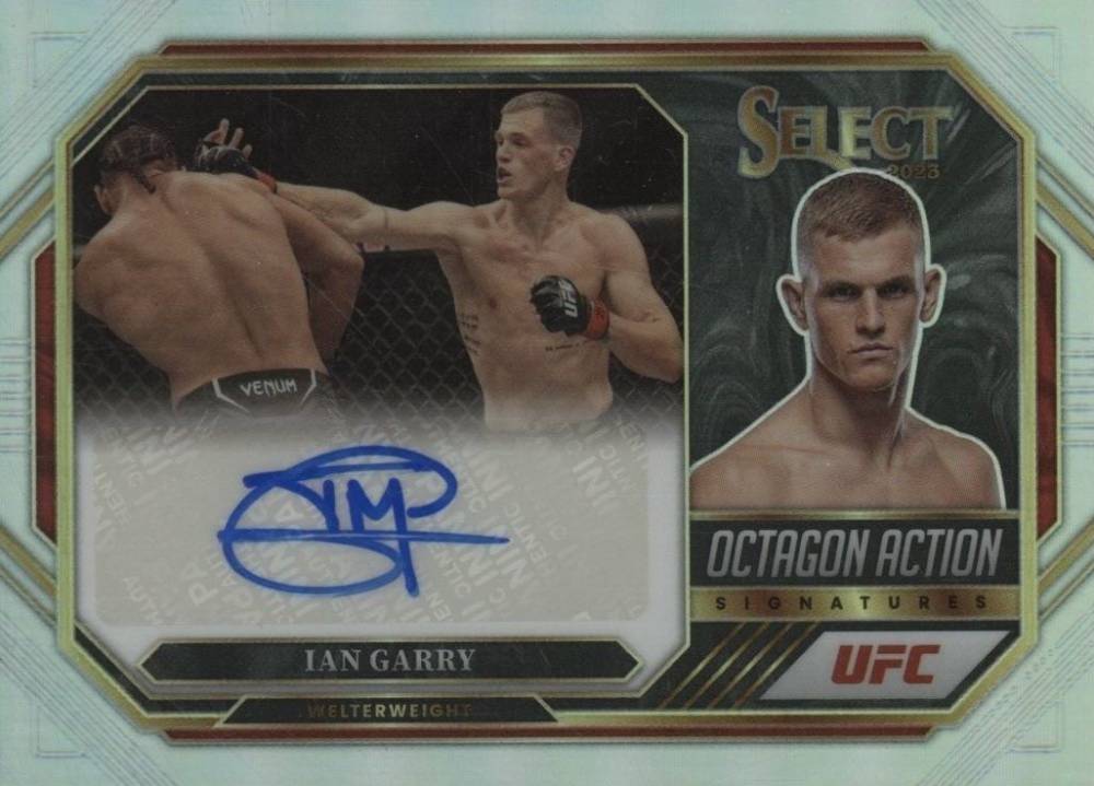 2023 Panini Select UFC Octagon Action Signatures Ian Garry #OAIGY Other Sports Card