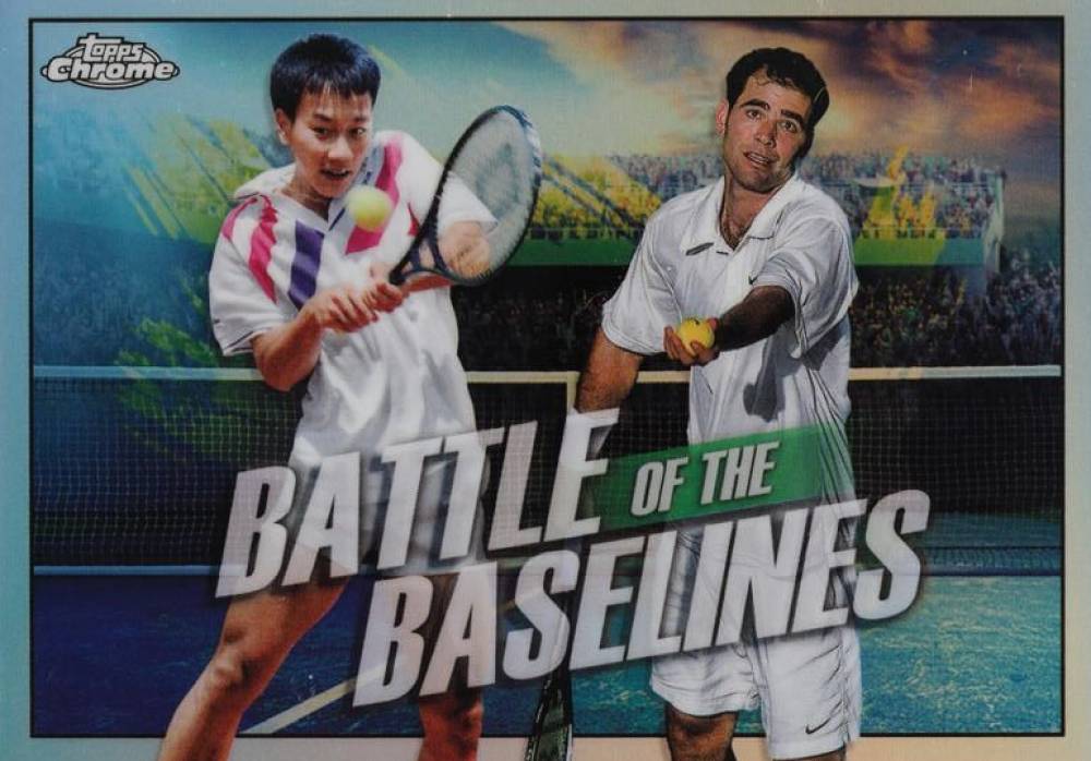 2021 Topps Chrome Tennis Battle of the Baselines Michael Chang/Pete Sampras #BB8 Other Sports Card