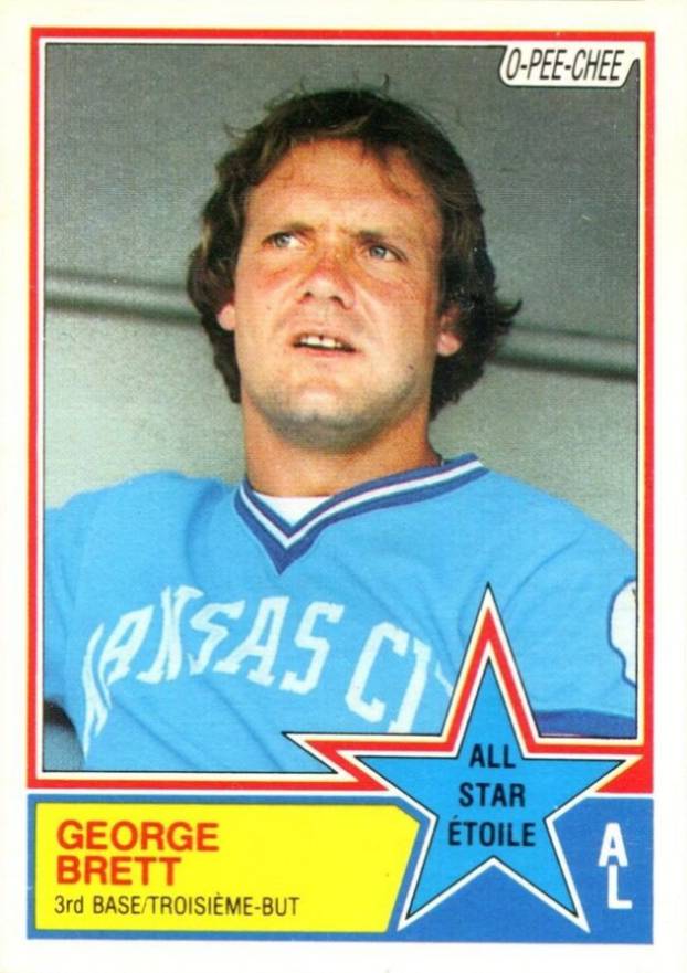 1983 O-Pee-Chee George Brett #388 Baseball Card