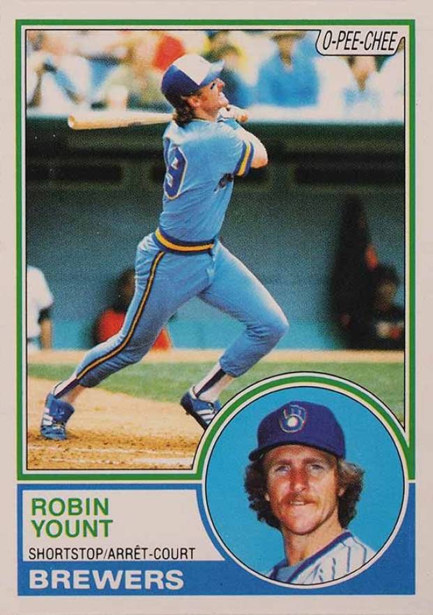 1983 O-Pee-Chee Robin Yount #350 Baseball Card