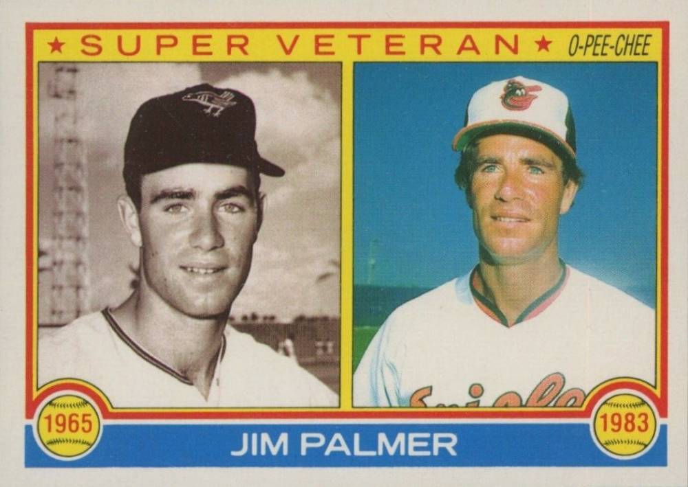 1983 O-Pee-Chee Jim Palmer #328 Baseball Card