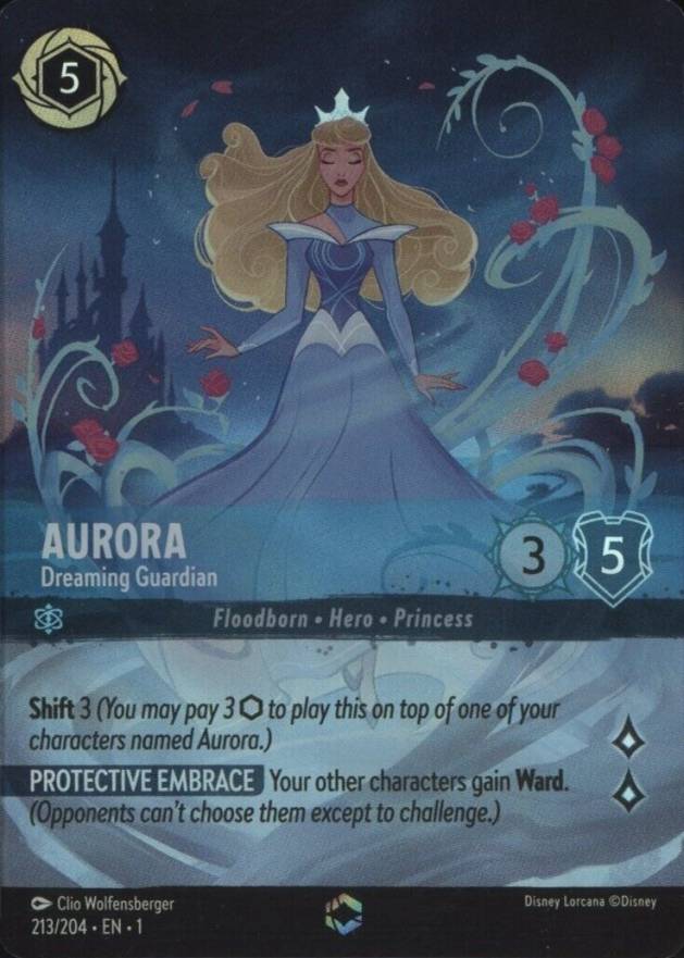 2023 Disney Lorcana EN 1-the First Chapter Aurora - Dreaming Guardian #213 Non-Sports Card