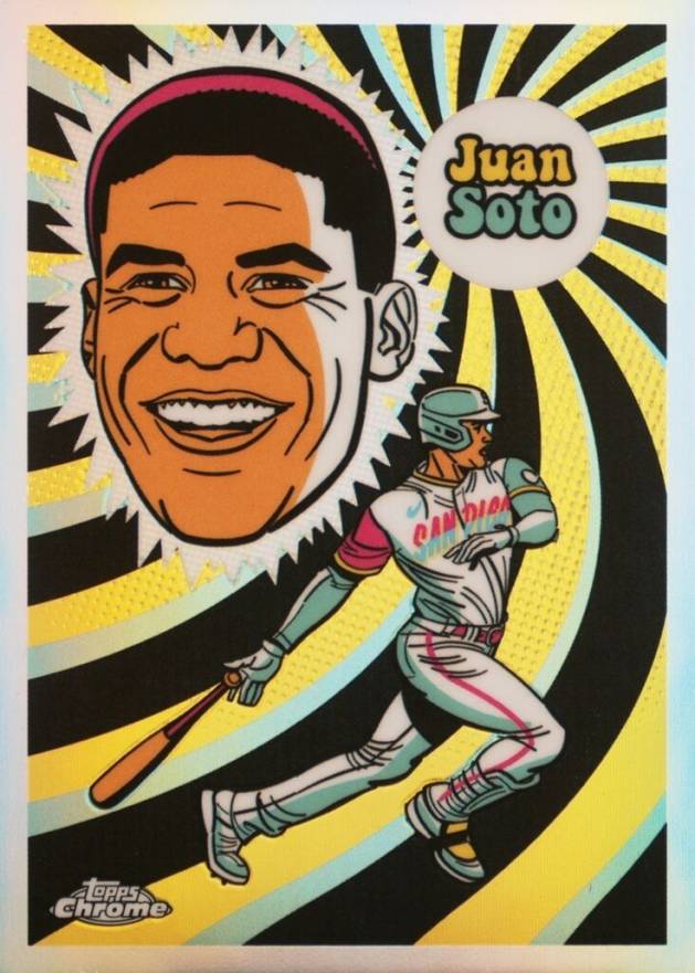 2023 Topps Chrome Ultraviolet All-Stars Juan Soto #UV9 Baseball Card