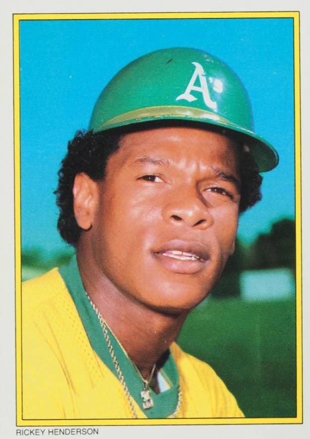 1983 Topps All-Star Glossy Set of 40 Rickey Henderson #33 Baseball Card