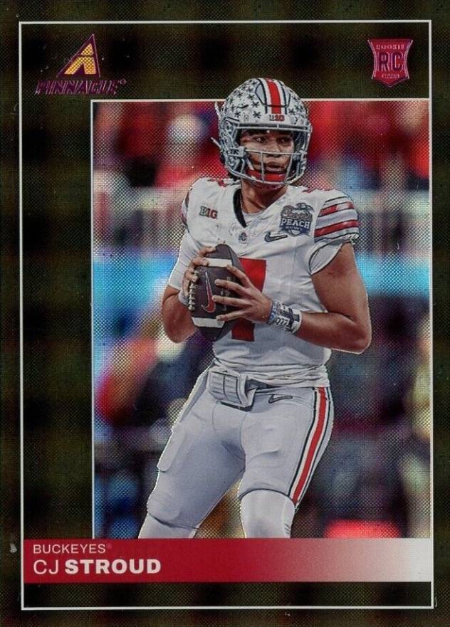 2023 Panini Chronicles Draft Picks Pinnacle CJ Stroud #2 Football Card