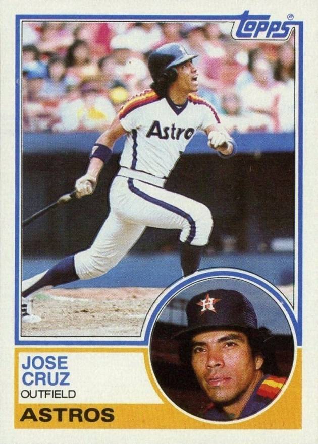 1983 Topps Jose Cruz #585 Baseball Card