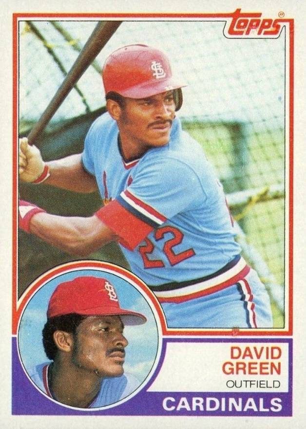 1983 Topps David Green #578 Baseball Card