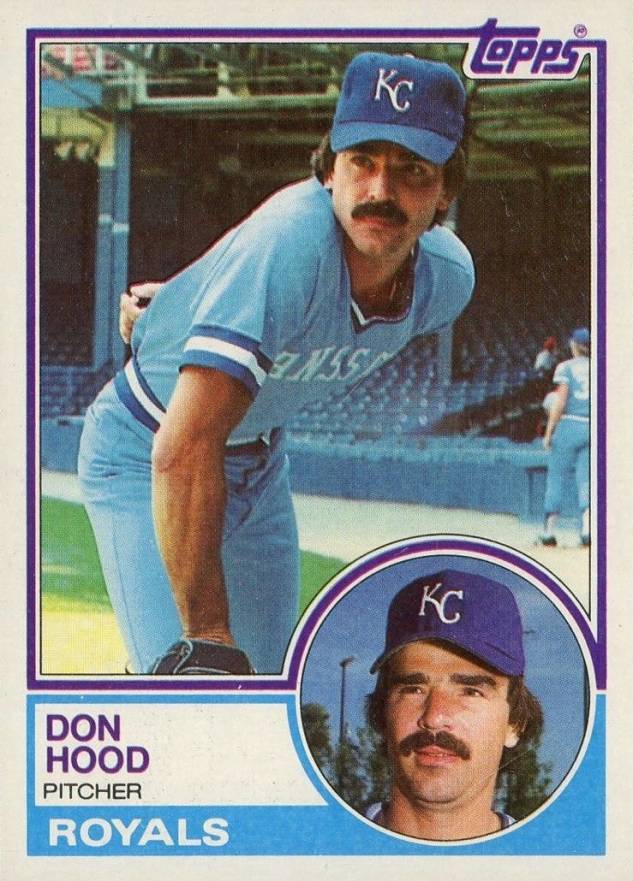 1983 Topps Don Hood #443 Baseball Card