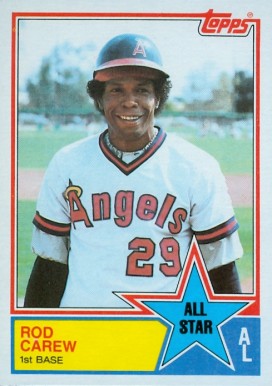 1983 Topps Rod Carew #386 Baseball Card