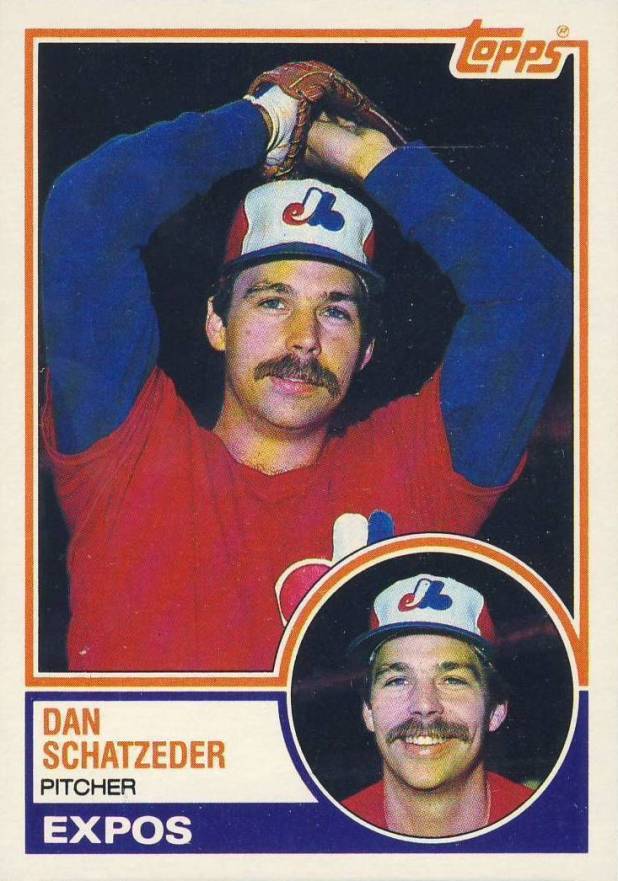 1983 Topps Dan Schatzeder #189 Baseball Card