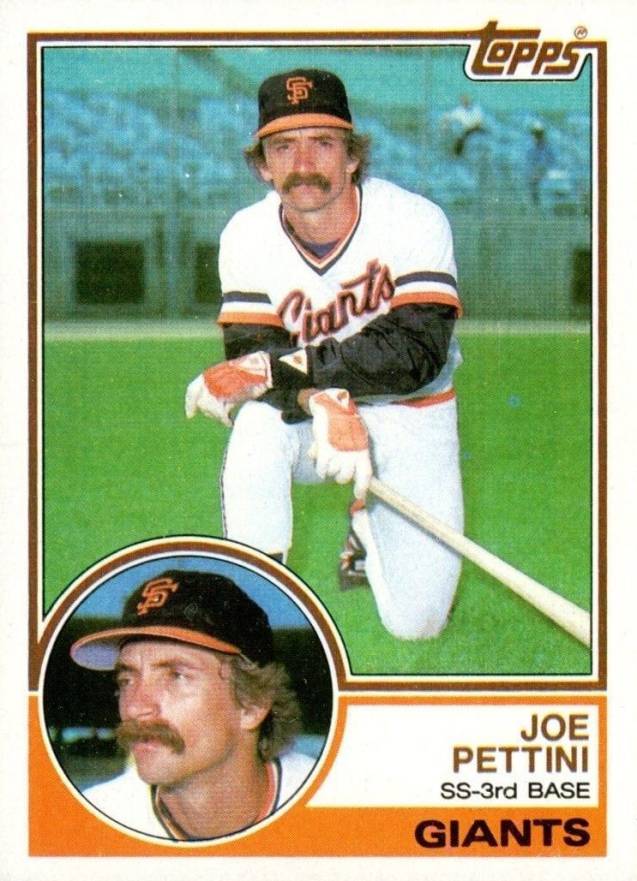 1983 Topps Joe Pettini #143 Baseball Card