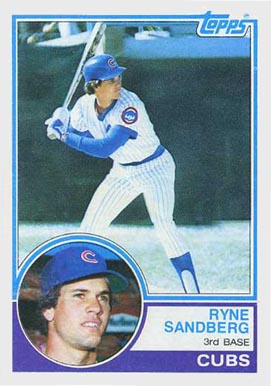 1983 Topps Ryne Sandberg #83 Baseball Card